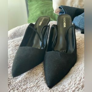 NW - Fashion Nova Lace up heels - Size 11 - Black